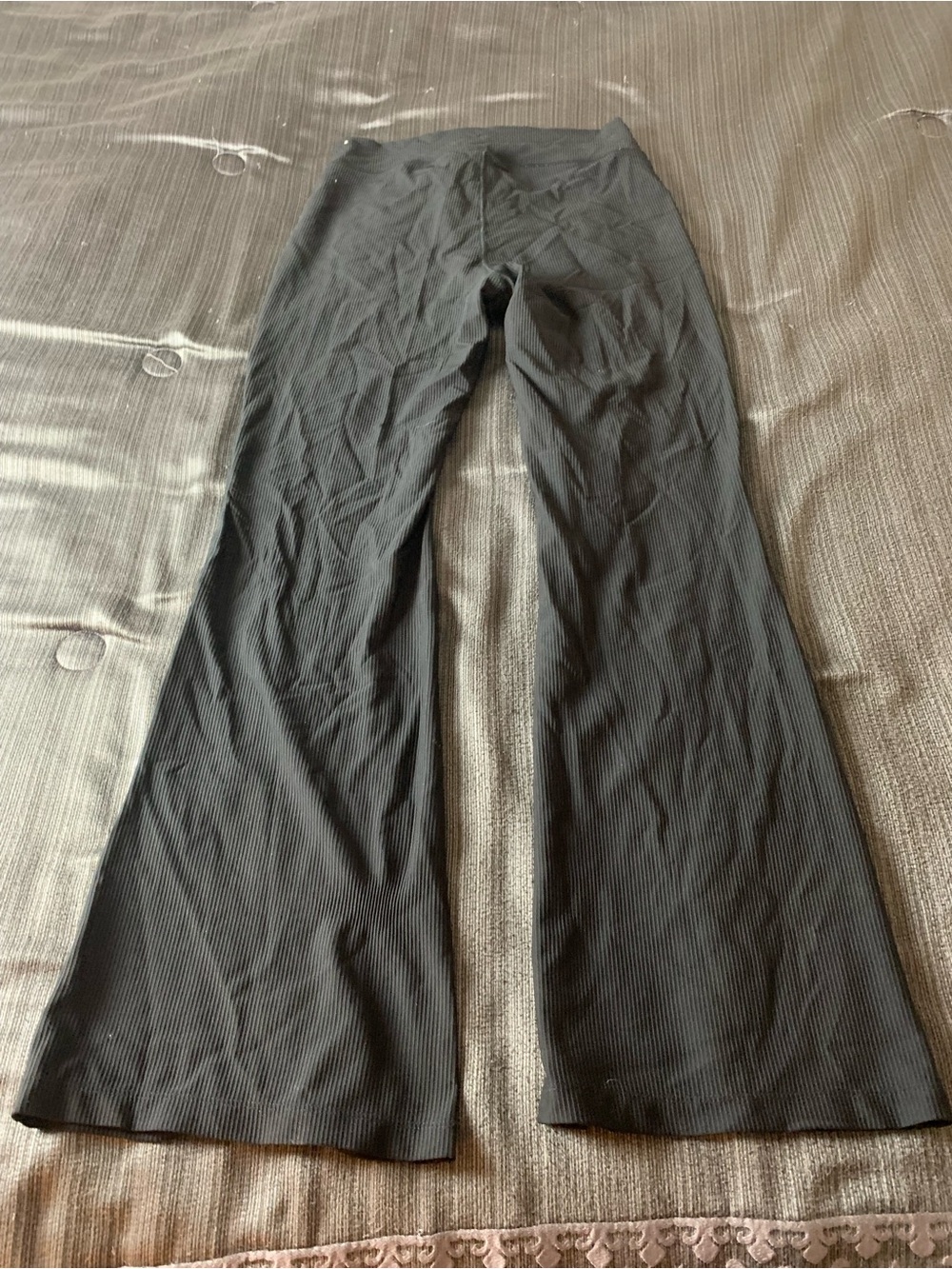 Powersoft Go Dry Ribbed Flare Lag pants Black Large